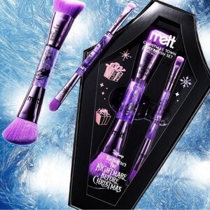 The Nightmare Before Christmas Melt Cosmetics Christmas Town Duo Brush Set